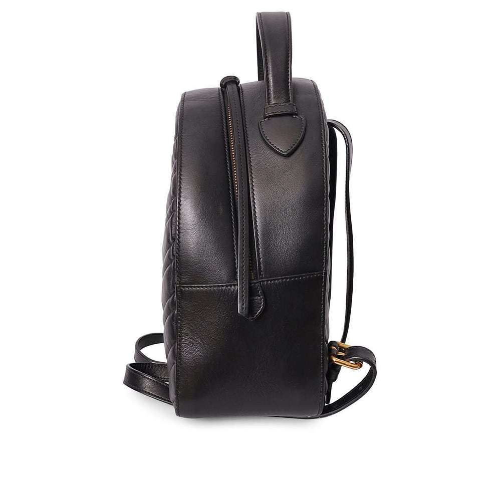 GUCCI Matelasse Marmont GG Backpack Black - Picture 7 of 8